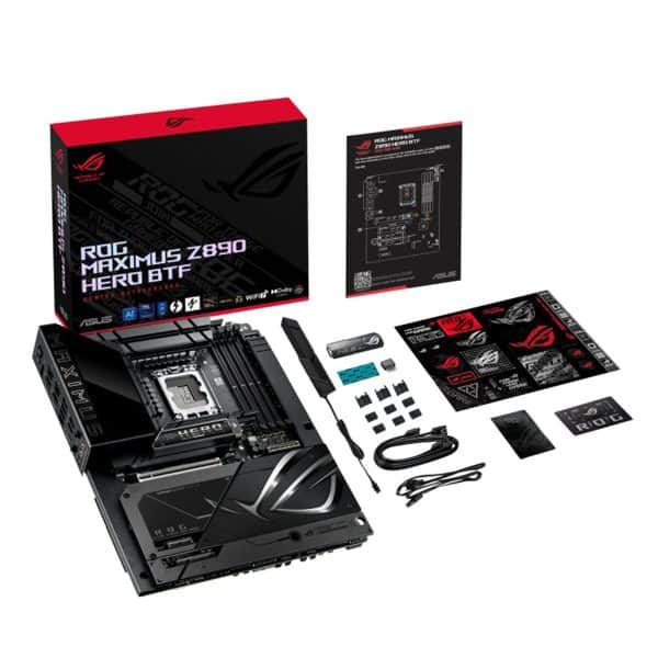 Asus Rog Maximus Z890 Hero Btf 9200mhz (oc) Ddr5 Lga1851 Socket M.2 Hdmi Atx Moederbord 16