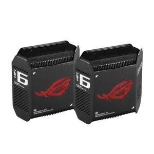 Asus Rog Rapture Gt6 Wifi 6 Gigabit Tri Band Ai Protection Vpn Access Point Zwart Mesh Systeem 2 Pack 2