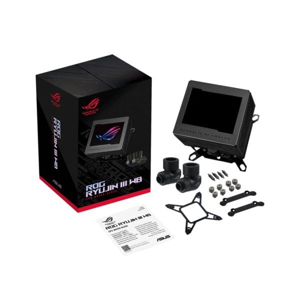 Asus Rog Ryujin Iii Wb Lcd Aura Sync Rgb Intel Amd Compatibel Cpu Waterkoeler Blok 7