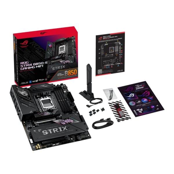 Asus Rog Strix B850 E Gaming Wifi 8000mhz (oc) Ddr5 Socket Am5 M.2 Hdmi Dp Atx Moederbord 12