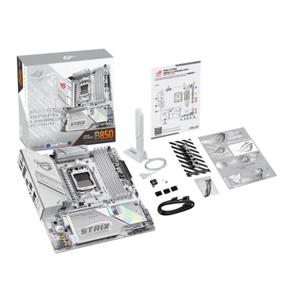 Asus Rog Strix B850 G Gaming Wifi 8000mhz (oc) Ddr5 Socket Am5 M.2 Hdmi Dp Matx Moederbord 12