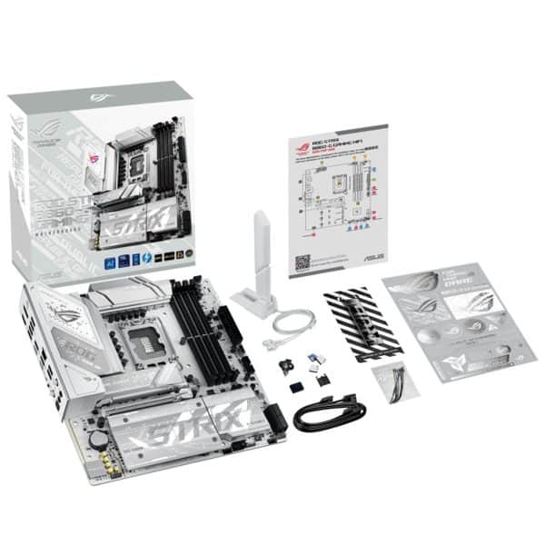 Asus Rog Strix B860 G Gaming Wifi 9066mhz (oc) Ddr5 Socket Lga1851 M.2 Hdmi Dp Thunderbolt Matx Moederbord 12