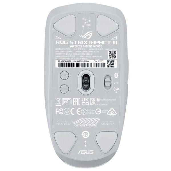 Asus Rog Strix Impact Iii Wireless Wit Draadloze Gaming Muis 6