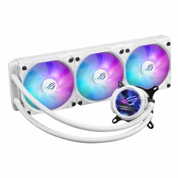 Asus Rog Strix Lc Iii 360 Argb Lcd Witte 360mm Intel Amd Compatibel Cpu Waterkoeler 3