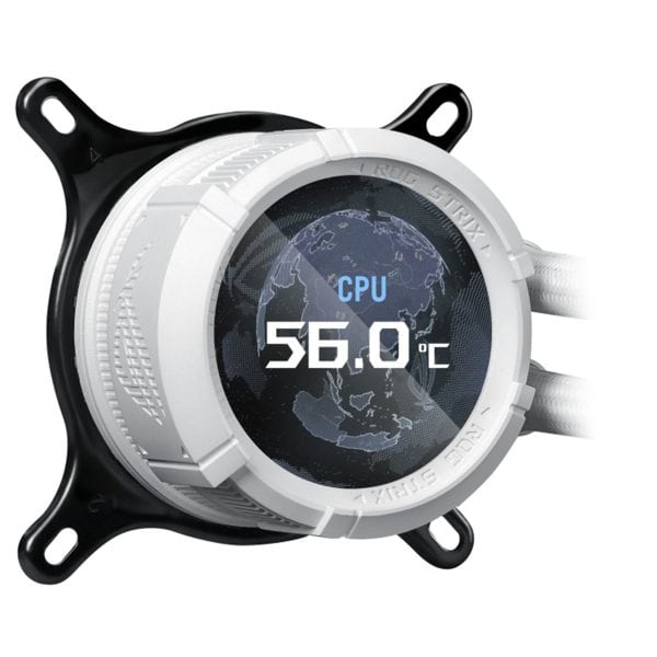 Asus Rog Strix Lc Iii 360 Argb Lcd Witte 360mm Intel Amd Compatibel Cpu Waterkoeler 7