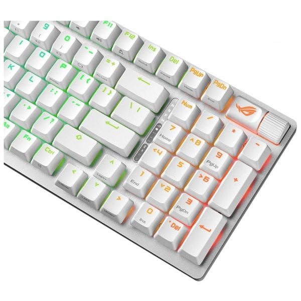 Asus Rog Strix Scope Ii 96 Nx Snow Switch Rgb Draadloos Hotswap Engels Wit Mechanisch Gaming Toetsenbord 5