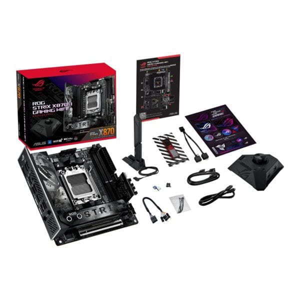 Asus Rog Strix X870 I Gaming Wifi 8600mhz (oc) Ddr5 Am5 Socket M.2 Hdmi Mini Itx Moederbord 12