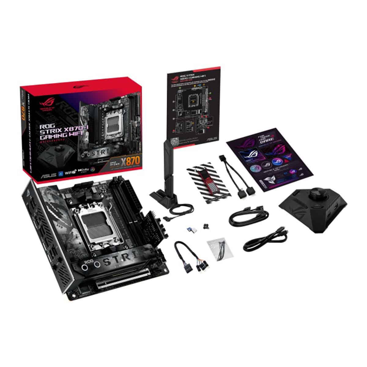 Asus Rog Strix X870 I Gaming Wifi 8600mhz (oc) Ddr5 Am5 Socket M.2 Hdmi Mini Itx Moederbord 12