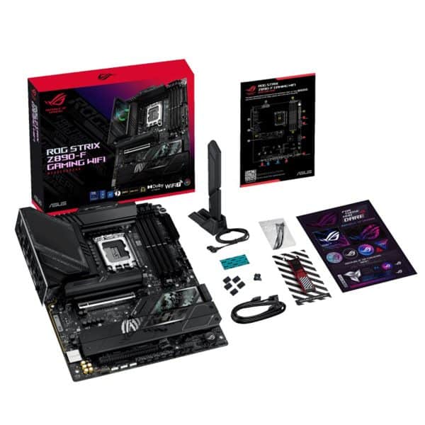 Asus Rog Strix Z890 F Gaming Wifi 8600mhz (oc) Ddr5 Socket Lga1851 M.2 Hdmi Dp Atx Moederbord 12