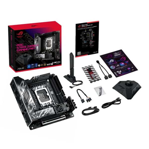 Asus Rog Strix Z890 I Gaming Wifi 8800mhz (oc) Ddr5 Socket Lga1851 M.2 Hdmi Mini Itx Moederbord 12