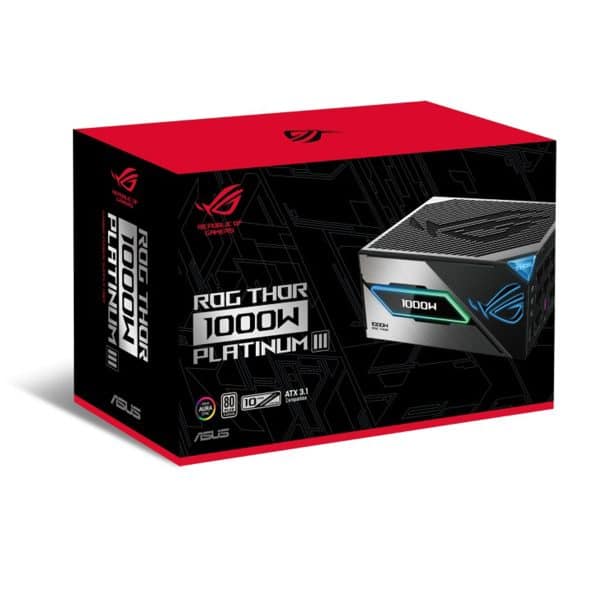 Asus Rog Thor 1000w Platinum Iii 80+ Platinum Pcie 5.1 Full Modulaire Atx 3.1 Voeding 13