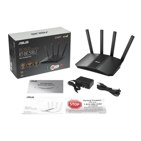 Asus Rt Be58u Be3600 Dual Band Wi Fi 7 Uitbreidbare Router 5