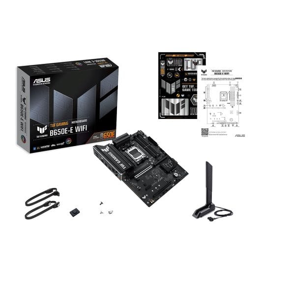 Asus Tuf Gaming B650e E Wifi 8000mhz (oc) Ddr5 Socket Am5 M.2 Hdmi Dp Atx Moederbord 8