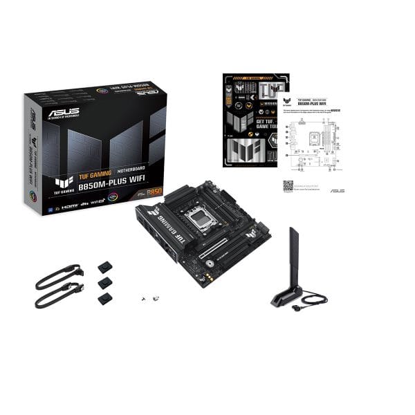 Asus Tuf Gaming B850m Plus Wifi 8000mhz (oc) Ddr5 Socket Am5 M.2 Hdmi Dp Matx Moederbord 9