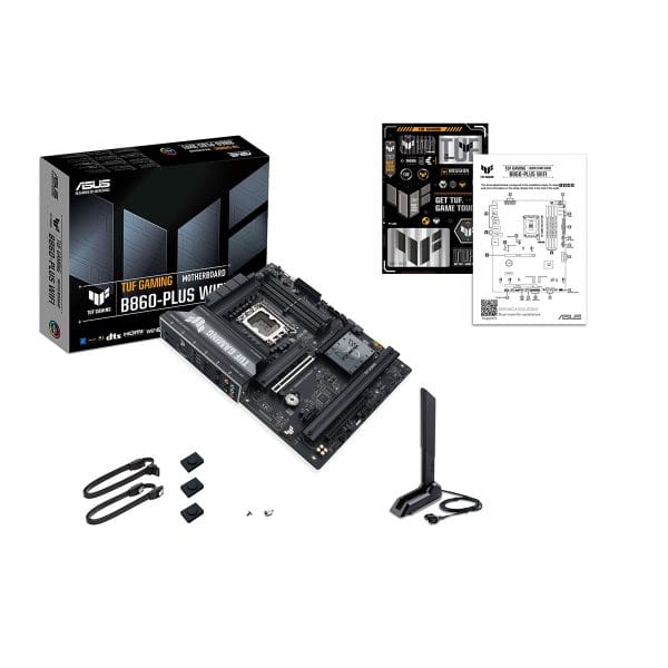 Asus Tuf Gaming B860 Plus Wifi 8666mhz (oc) Ddr5 Lga1851 Socket M.2 Hdmi Dp Atx Moederbord 8