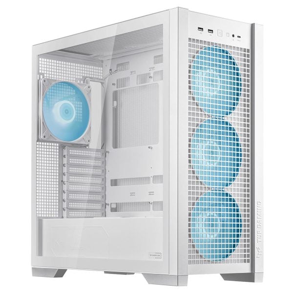 Asus Tuf Gaming Gt302 Tg Argb Tempered Glass Usb 3.2 Witte Mid Tower E Atx Gaming Behuizing 3