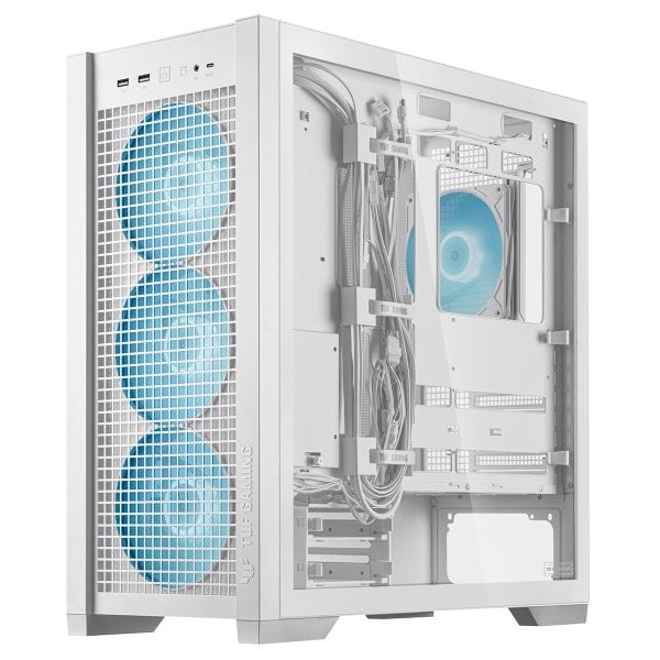 Asus Tuf Gaming Gt302 Tg Argb Tempered Glass Usb 3.2 Witte Mid Tower E Atx Gaming Behuizing 6