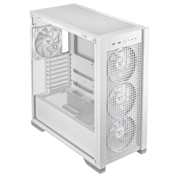 Asus Tuf Gaming Gt302 Tg Argb Tempered Glass Usb 3.2 Witte Mid Tower E Atx Gaming Behuizing 8