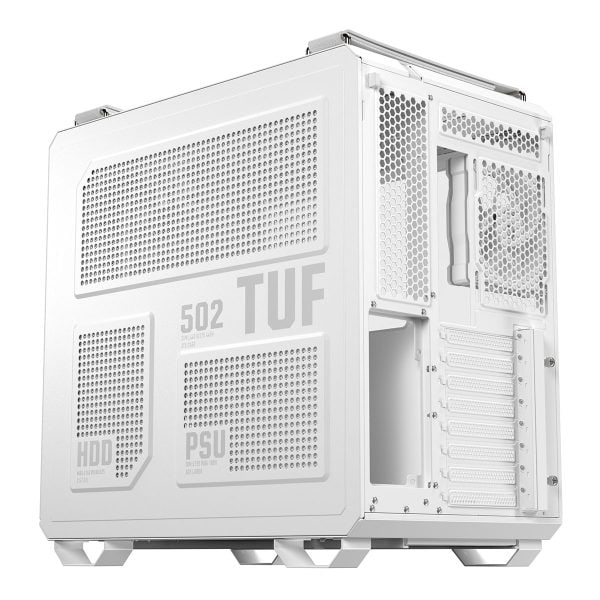 Asus Tuf Gaming Gt502 Horizon Argb Witte Mesh Tempered Glass Usb 3.2 Mid Tower Atx Gaming Behuizing 16