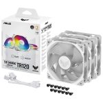 ASUS TUF TR120 ARGB 120mm Witte 3-pack Behuizing Ventilator