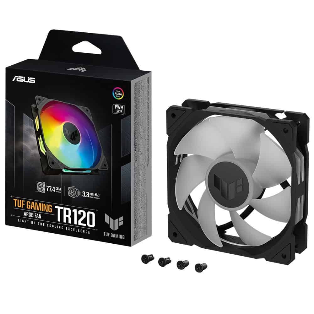 Asus Tuf Tr120 Argb 120mm Zwart Behuizing Ventilator 1
