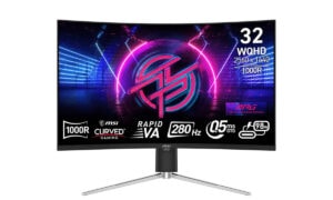 MSI MPG 325CQRXF Gebogen Gaming Monitor H1