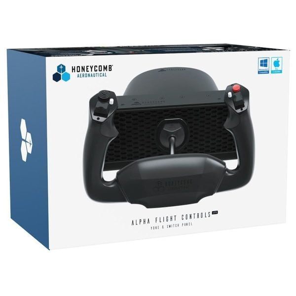 Honeycomb Alpha Flight Controls Lite Yoke Switch Panel Pc Mac 8