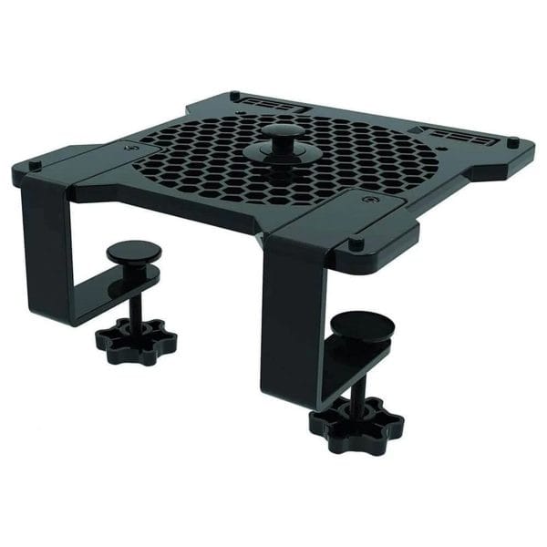 Schakelplatform voor gaming en streaming met verstelbare hoogte en stevige constructie - ideaal voor optimale ergonomie en comfort tijdens lange sessies.