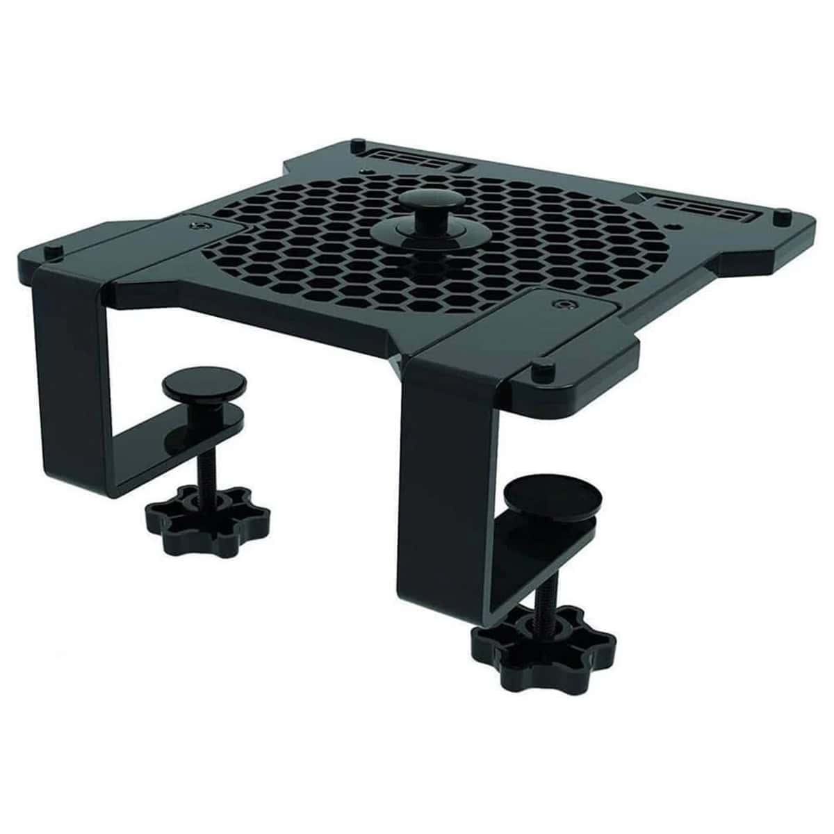 Schakelplatform voor gaming en streaming met verstelbare hoogte en stevige constructie - ideaal voor optimale ergonomie en comfort tijdens lange sessies.