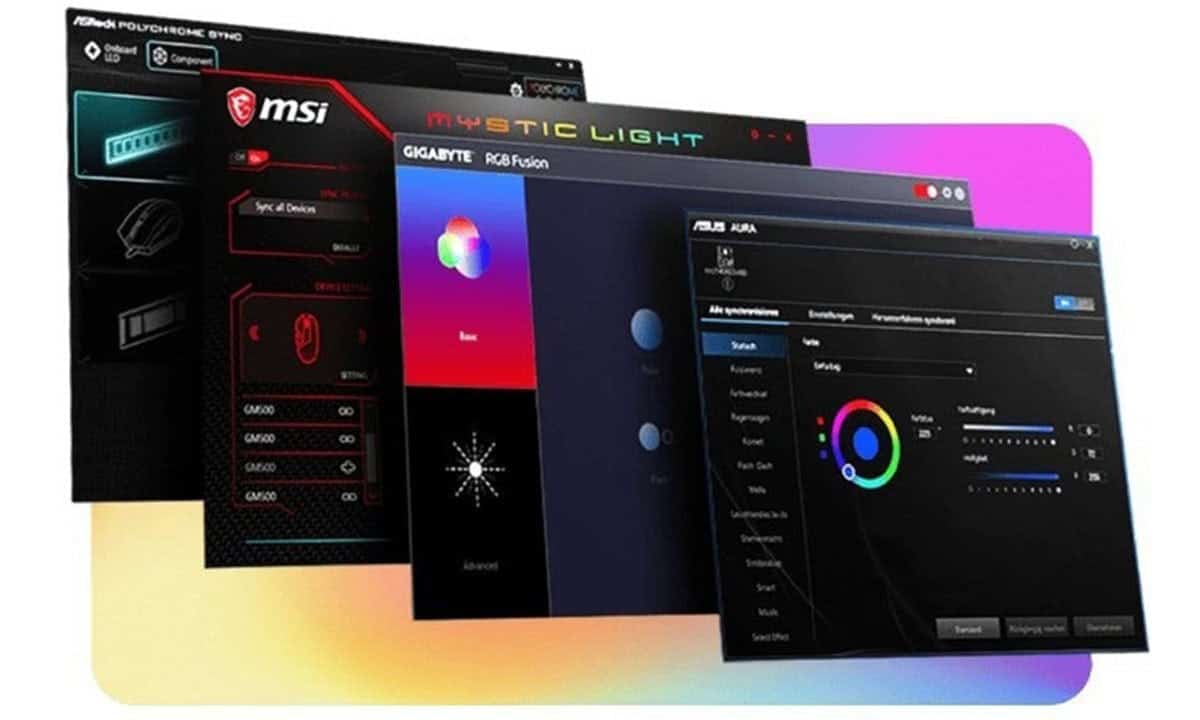 Ondersteuning voor Mainstream RGB Software