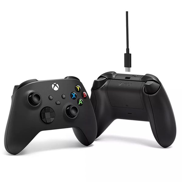 Microsoft Xbox Draadloze Controller Carbon Black Usb C Kabel 3