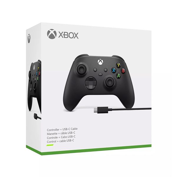 Microsoft Xbox Draadloze Controller Carbon Black Usb C Kabel 4