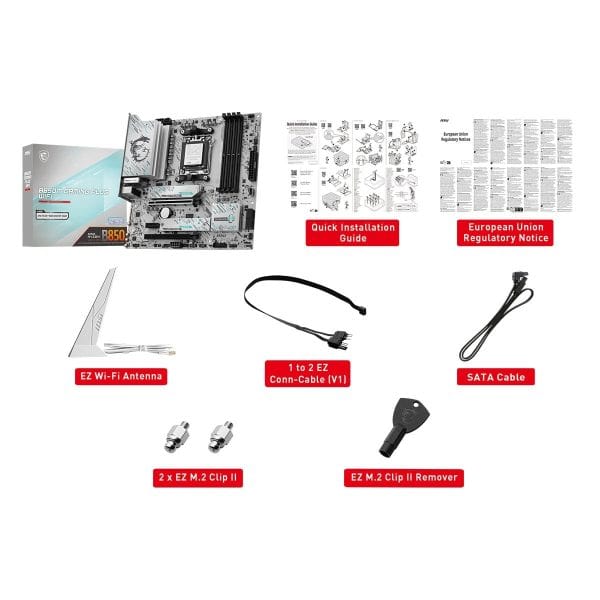 Msi B850m Gaming Plus Wifi 8200mhz (oc) Ddr5 Socket Am5 M.2 Hdmi Dp Matx Moederbord 7