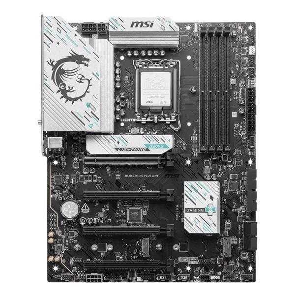 Msi B860 Gaming Plus Wifi 8600mhz (oc) Ddr5 Socket Lga1851 M.2 Hdmi Dp Atx Moederbord 3