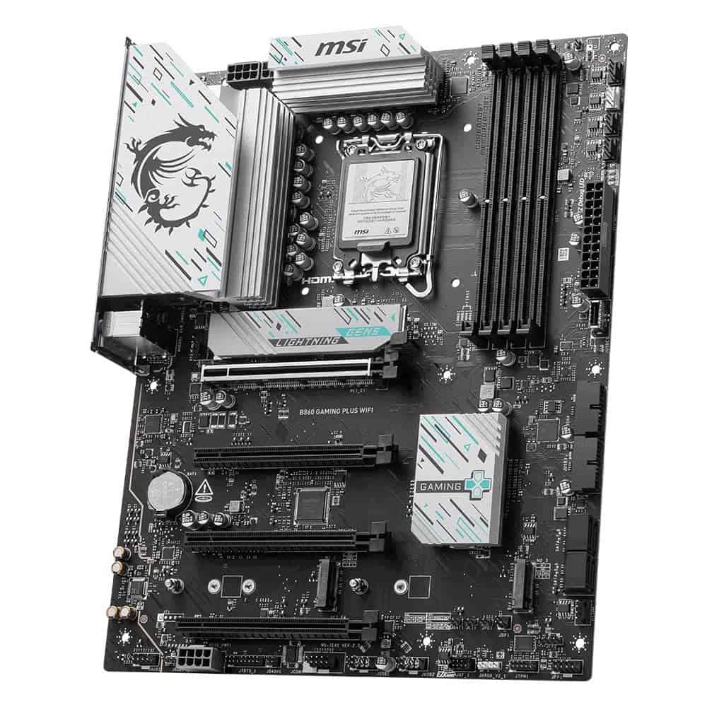 Msi B860 Gaming Plus Wifi 8600mhz (oc) Ddr5 Socket Lga1851 M.2 Hdmi Dp Atx Moederbord 4