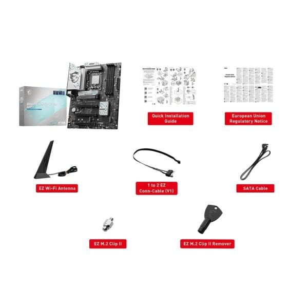 Msi B860 Gaming Plus Wifi 8600mhz (oc) Ddr5 Socket Lga1851 M.2 Hdmi Dp Atx Moederbord 8