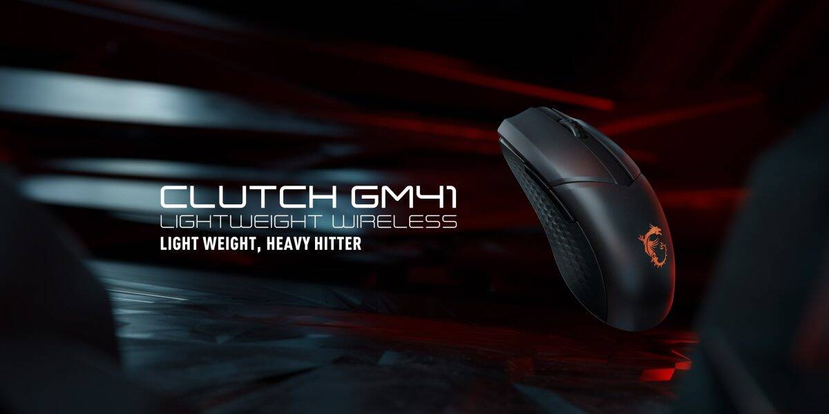 MSI Clutch GM41 Lightweight Wireless Muis a1