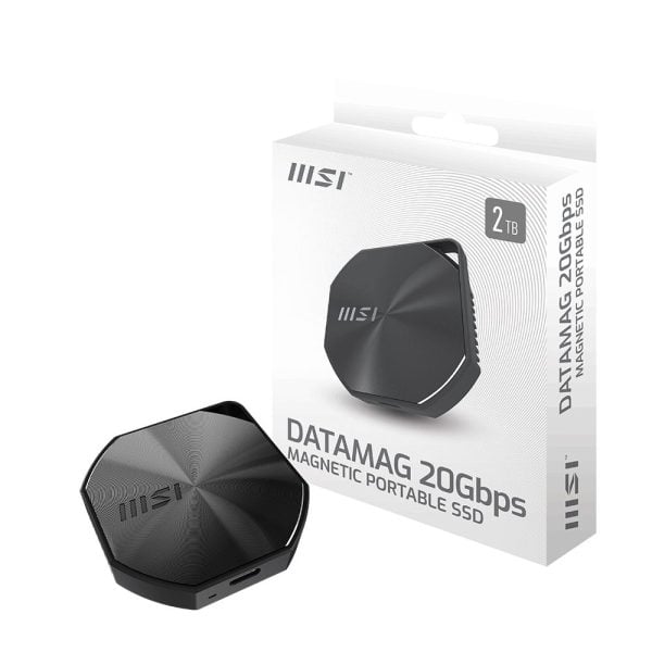 Msi Datamag 20gbps 2tb Usb 3.2 Gen 2×2 Lezen 1600mb – Schrijven 1500mb Draagbare Ssd 14