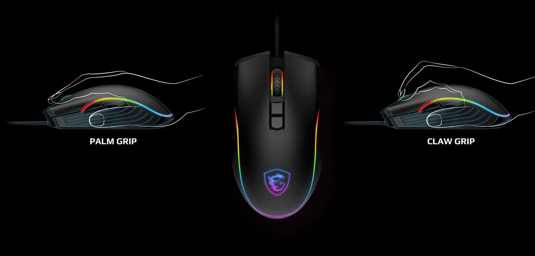 MSI Forge GM300 Muis H5