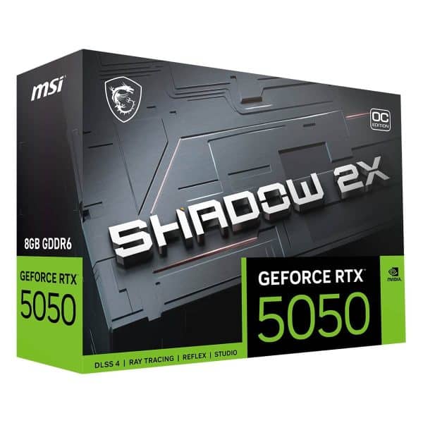 Msi Geforce Rtx 5050 8g Shadow 2x Oc 8gb Gddr6 128 Bit Dlss 4 Grafische Kaart 10