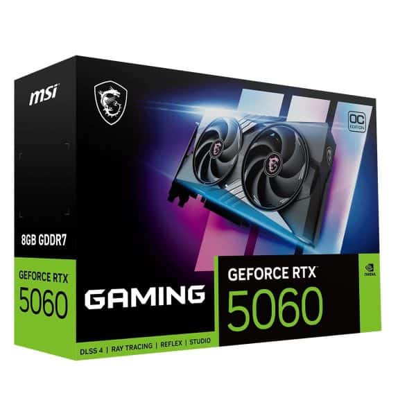 Msi Geforce Rtx 5060 8g Gaming Oc 8gb Gddr7 128 Bit Dlss 4 Grafische Kaart 10