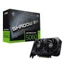 MSI GeForce RTX 5060 8G SHADOW 2X OC 8GB GDDR7 128 Bit DLSS 4 Grafische Kaart