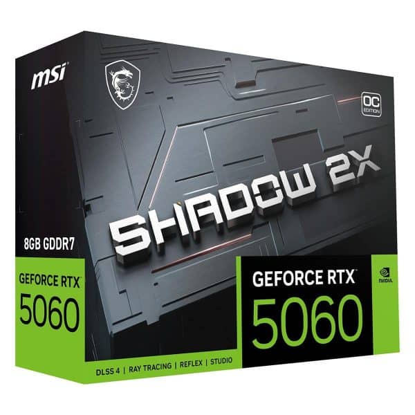 Msi Geforce Rtx 5060 8g Shadow 2x Oc 8gb Gddr7 128 Bit Dlss 4 Grafische Kaart 10