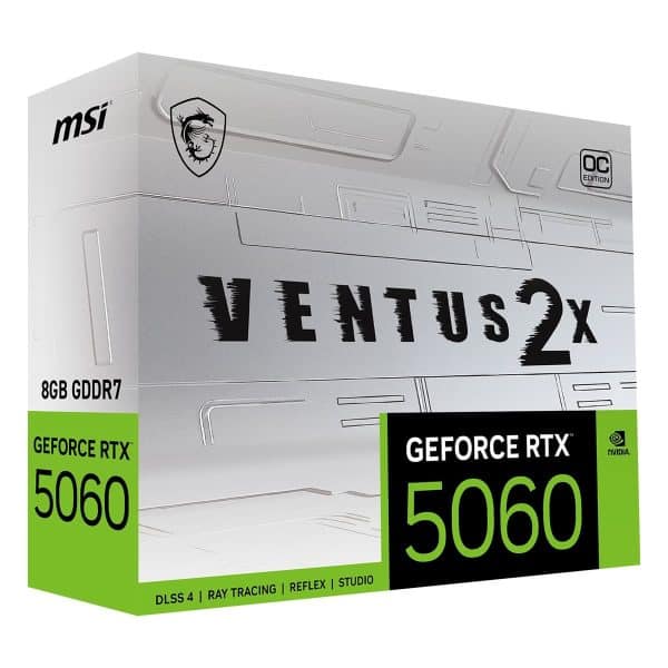 Msi Geforce Rtx 5060 8g Ventus 2x Oc White 8gb Gddr7 128 Bit Dlss 4 Witte Grafische Kaart 9