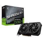 MSI GeForce RTX 5060 Ti 16G SHADOW 2X OC PLUS 16GB GDDR7 128 Bit DLSS 4 Grafische Kaart