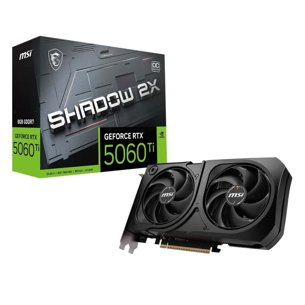 MSI GeForce RTX 5060 Ti 8G SHADOW Grafische Kaart - Azoth Gaming