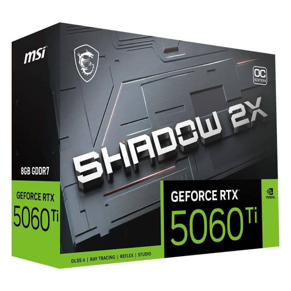 Msi Geforce Rtx 5060 Ti 8g Shadow 2x Oc 8gb Gddr7 128 Bit Dlss 4 Grafische Kaart 10