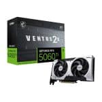MSI GeForce RTX 5060 Ti 8G VENTUS 2X OC PLUS 8GB GDDR7 128 Bit DLSS 4 Grafische Kaart