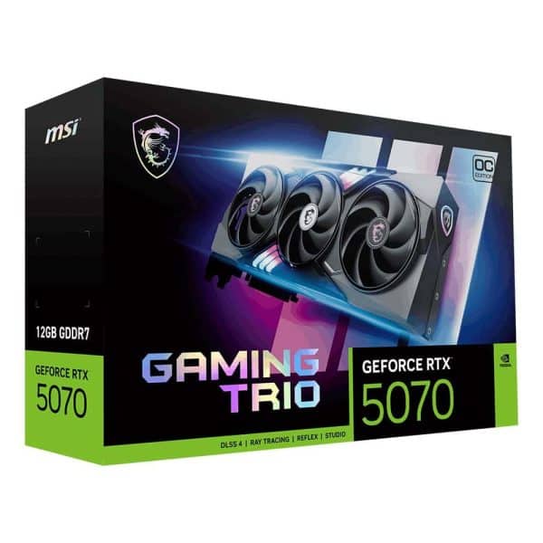 Msi Geforce Rtx 5070 12g Gaming Trio Oc 12gb Gddr7 192 Bit Dlss 4 Grafische Kaart 12