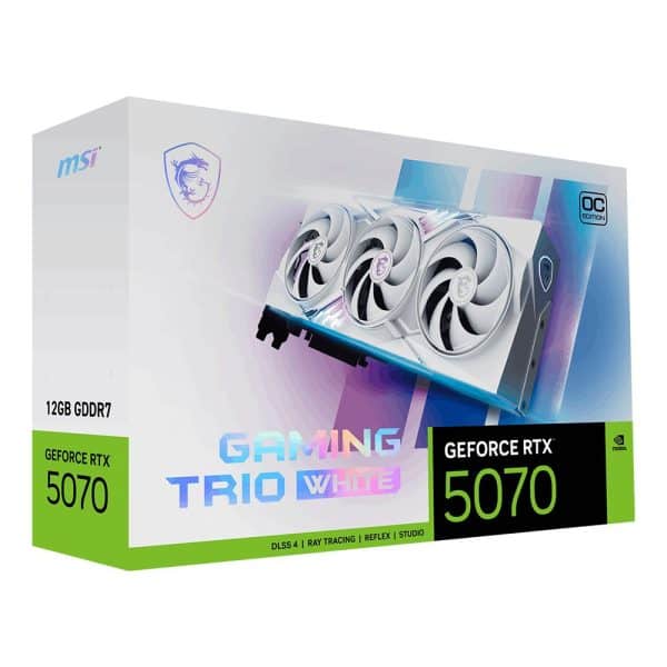 Msi Geforce Rtx 5070 12g Gaming Trio Oc White 12gb Gddr7 192 Bit Dlss 4 Witte Grafische Kaart 11